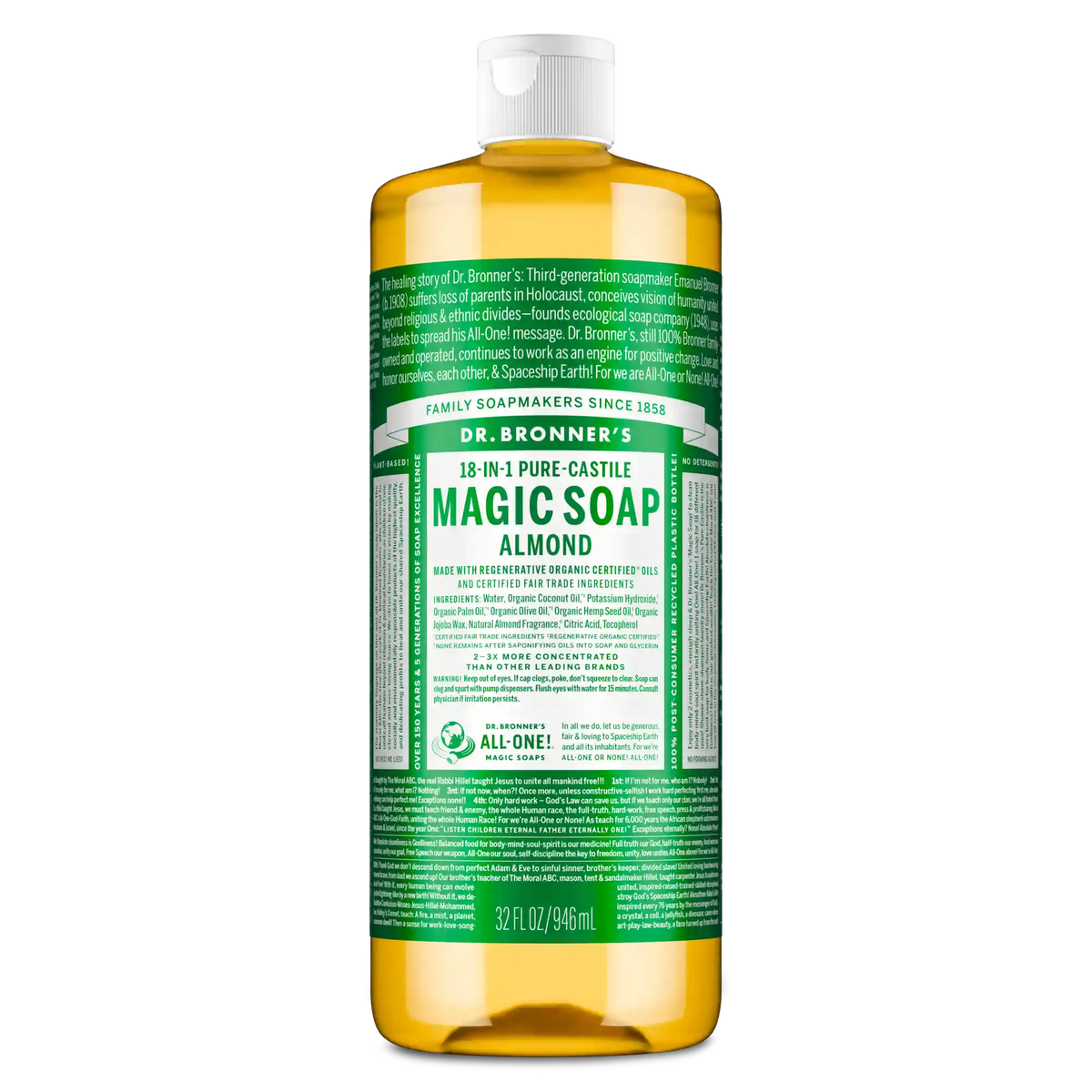 Almond - Pure-Castile Magic Soap