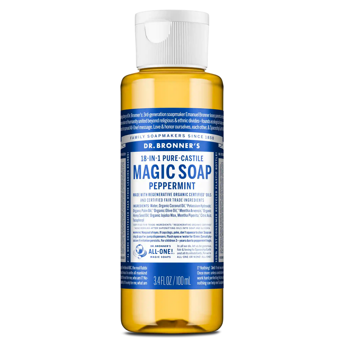 Peppermint - Pure-Castile Magic Soap