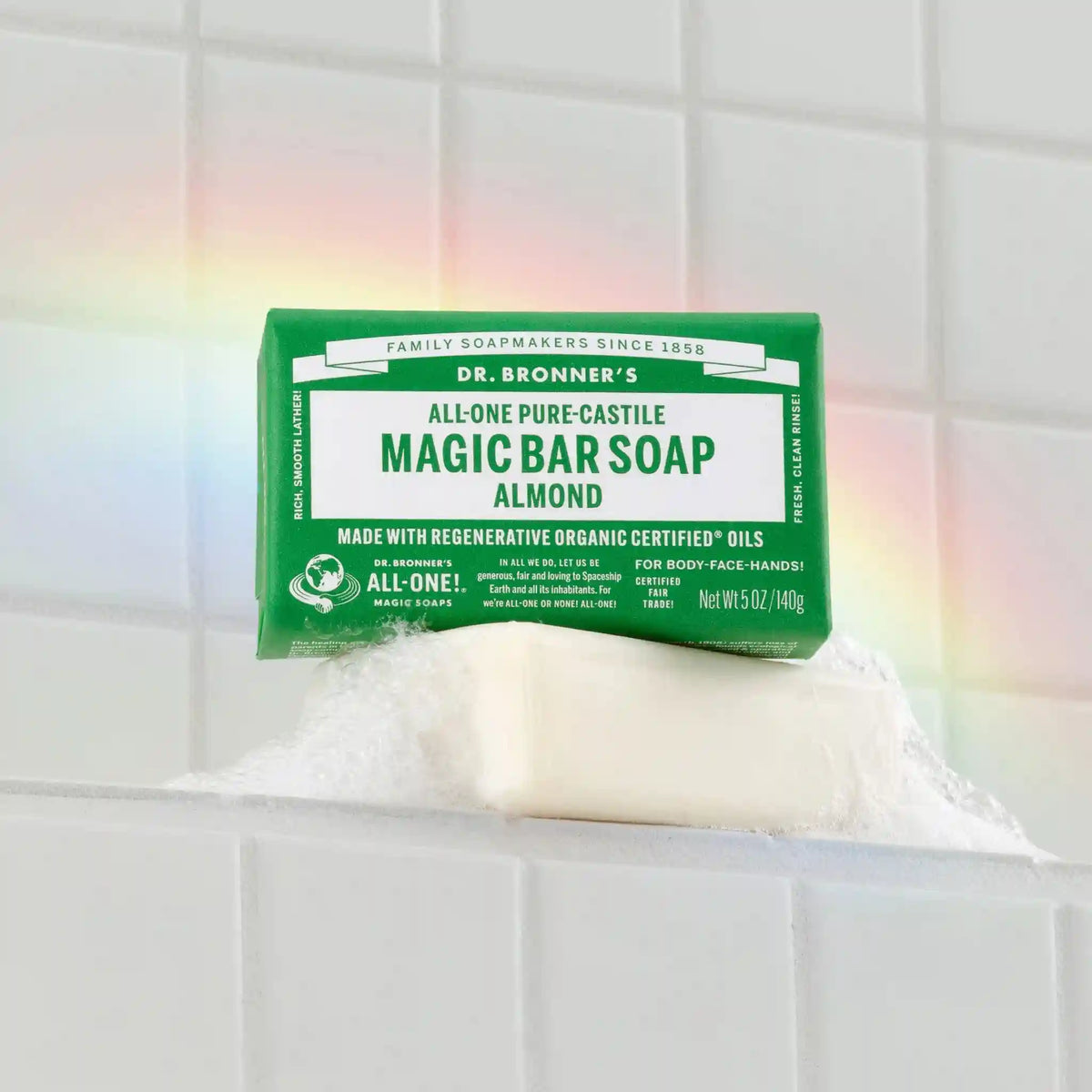 Almond - Pure-Castile Magic Bar Soap