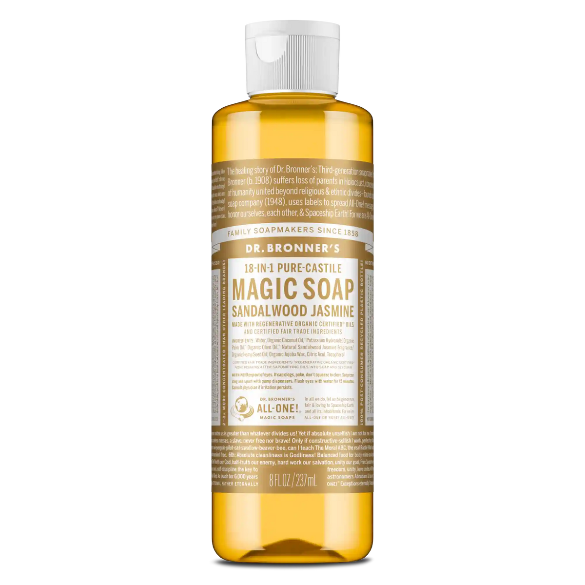 Sandalwood Jasmine - Pure-Castile Magic Soap