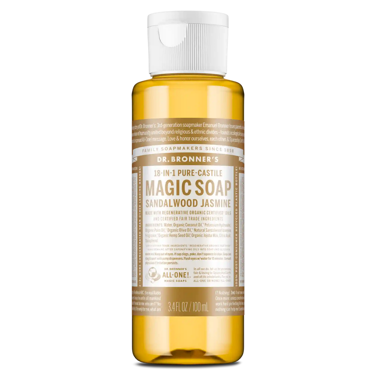Sandalwood Jasmine - Pure-Castile Magic Soap