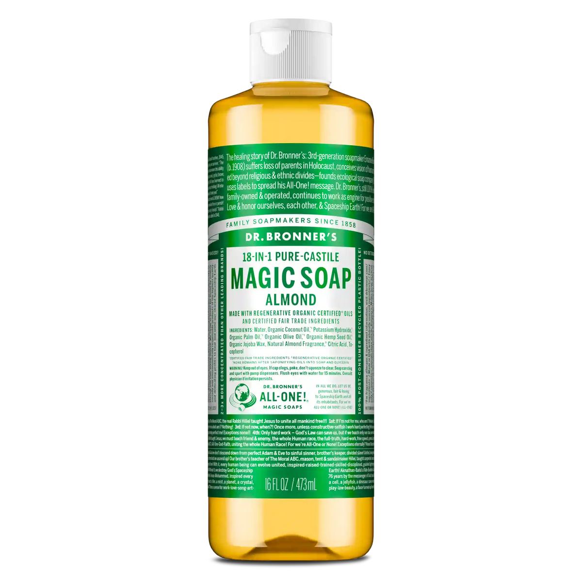 Almond - Pure-Castile Magic Soap
